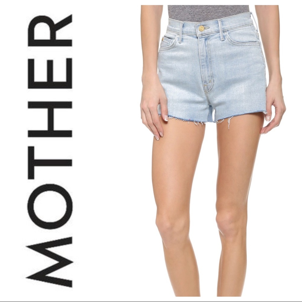 NWOT!-  CS + Mother Swooner Fray Shorts, Size 26
